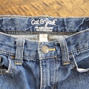 Cat & Jack Relaxed Straight Blue Jeans